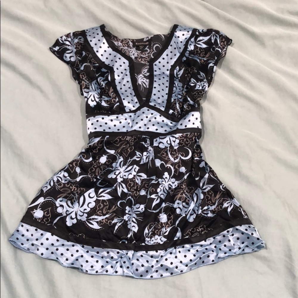 Bebe silk kimono top